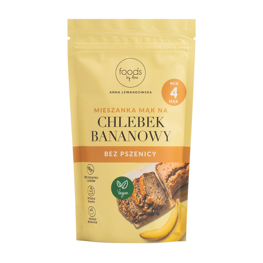 Chlebek bananowy bez pszenicy, 250 g