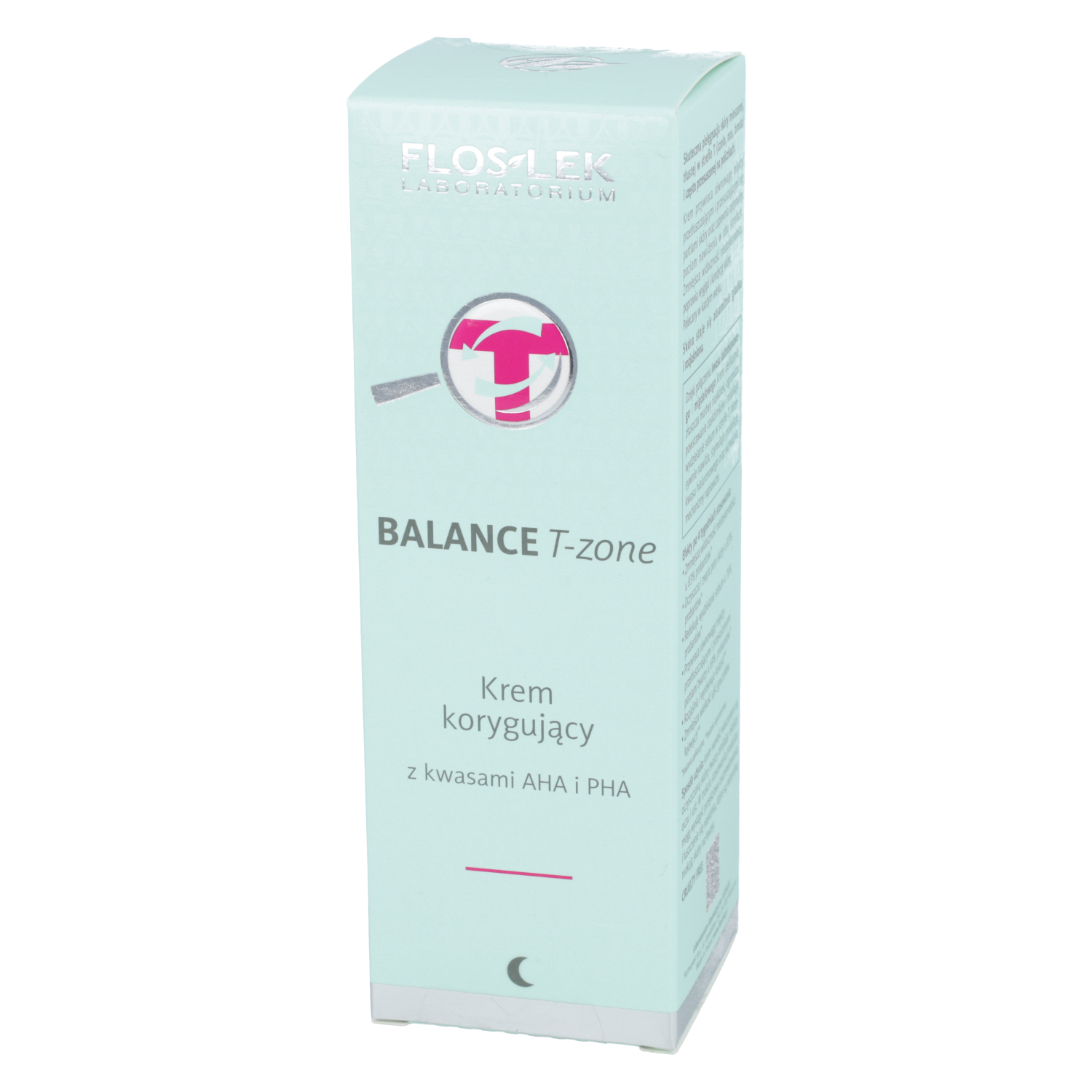 Floslek - balance t-zone, krem korygujący z kwasami aha i pha, 50 ml