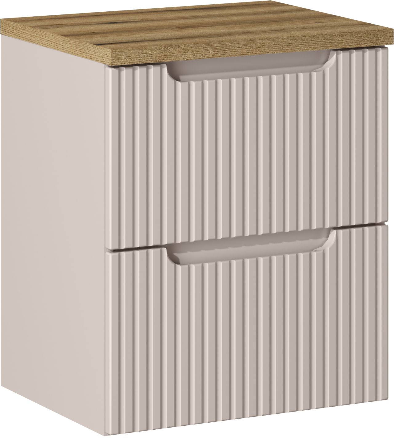 Zestaw Comad Nova Cashmere szafka 50x40x57 cm podumywalkowa wisząca z blatem kaszmir SET-NOC B OAK 50CM S - Wysyłka w 24h