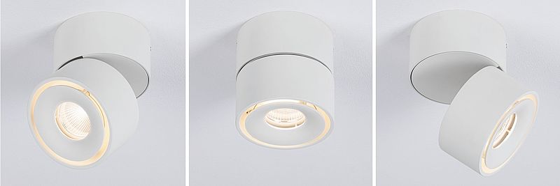 Paulmann Spircle lampa podsufitowa 1x8W LED biały mat 93373