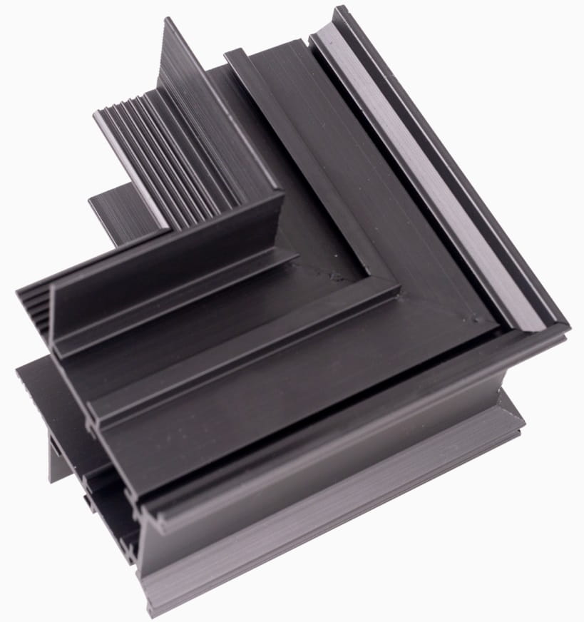 MaxLight Magnetic kątownik czarny MT0010