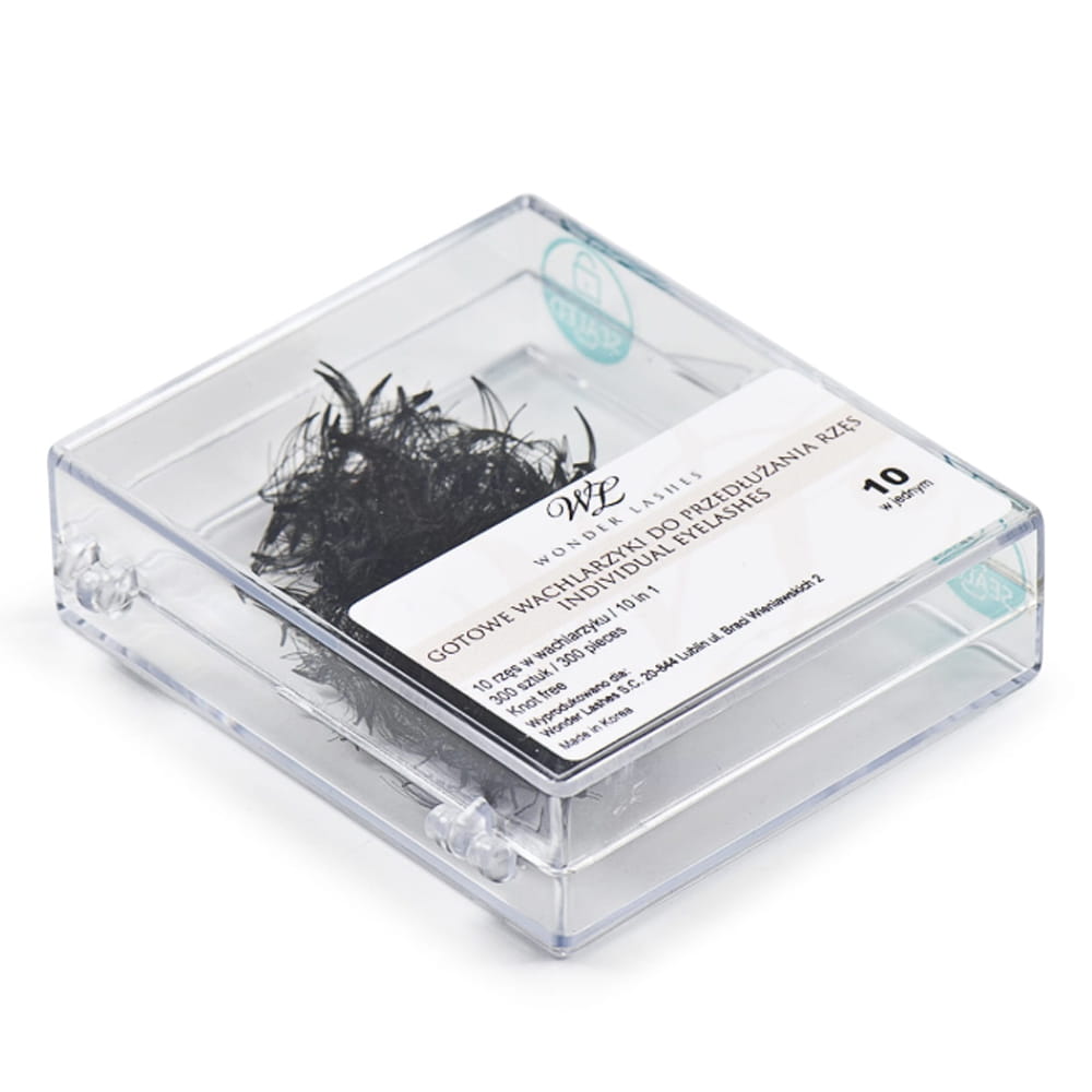 Rzęsy volume metoda objętościowa wachlarzyki Wonder lashes 10 w 1 b 0,1 12 mm
