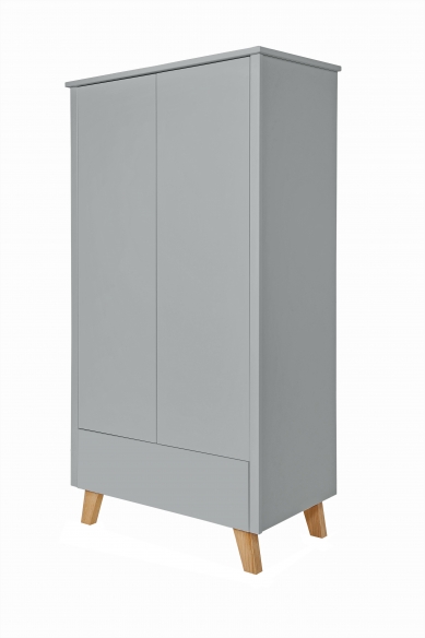 Novelies, Zara - szafa 2-drzwiowa-Szary