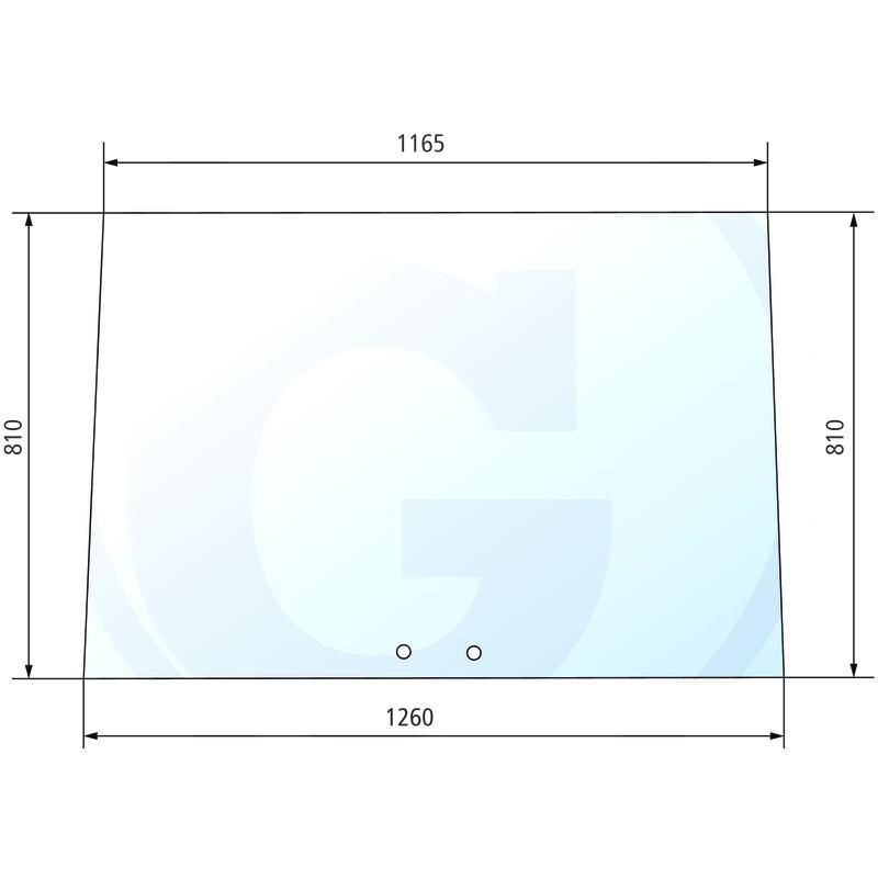 Szyba przednia Steyr 1-34-171-021