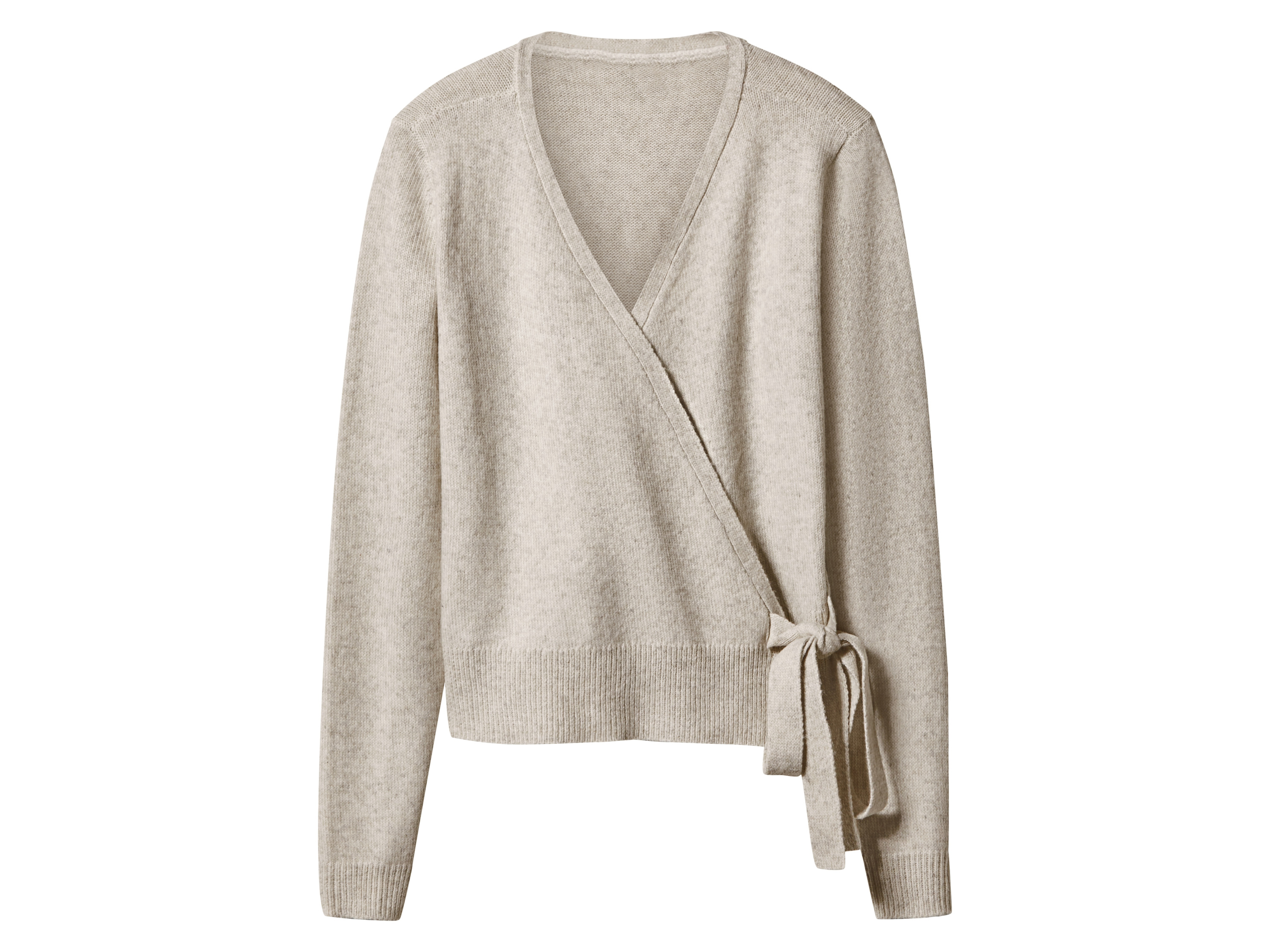 esmara Kardigan wiązany damski Kremowy, XS 32/34