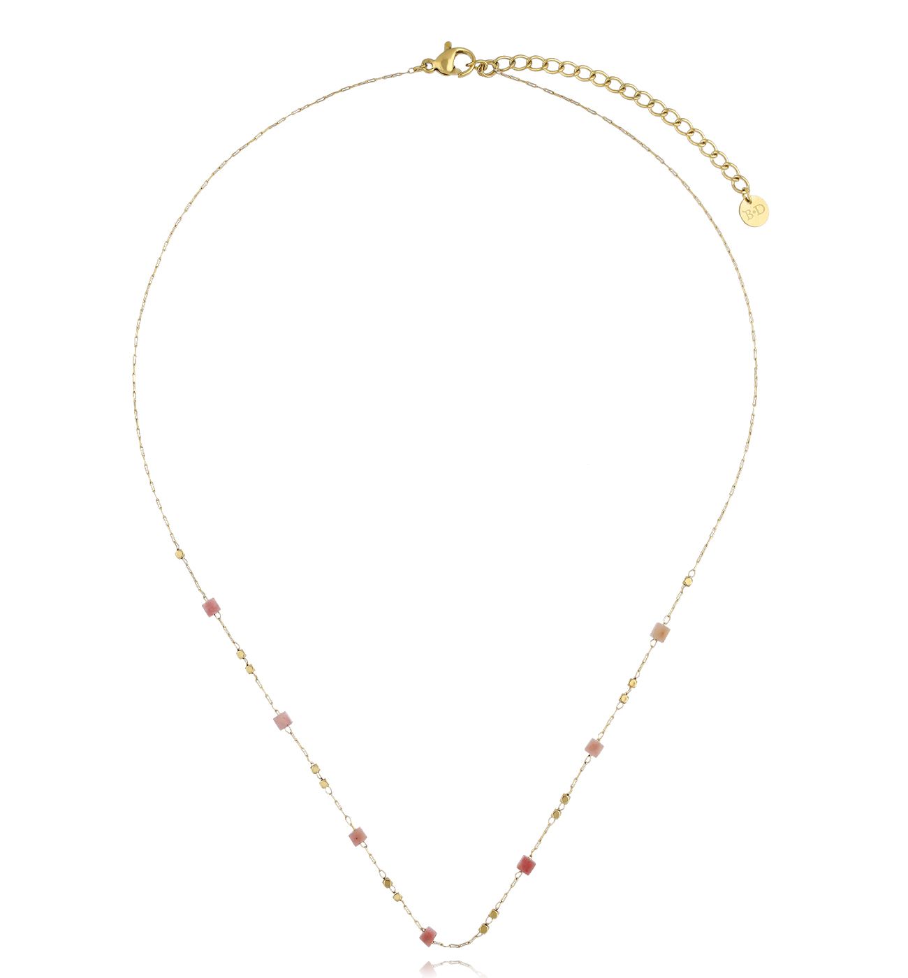 Naszyjnik z różowymi opalami Temple of the Sun NPA1302