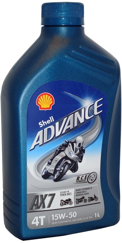 SHELL ADVANCE VSX AX7 15W50 4T 1L - Petrostar