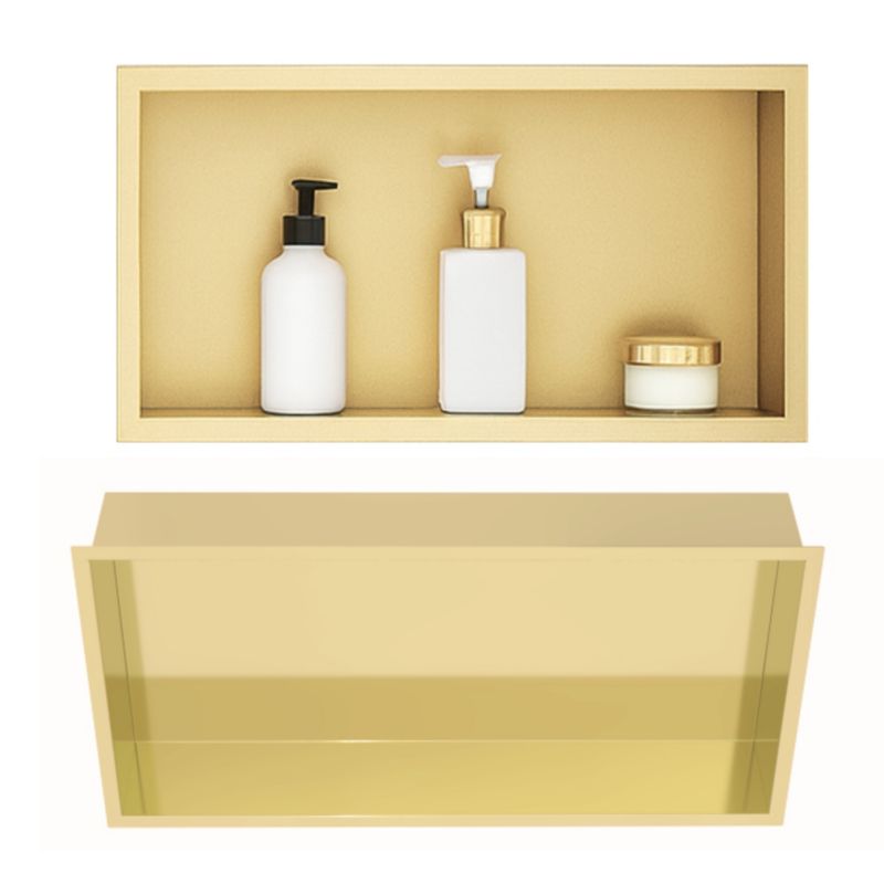 Półka łazienkowa wnękowa Estiva FALEZA Gold 60x30x10 cm złota 1 szt.