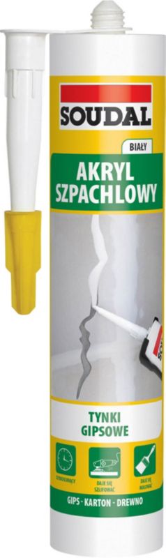 Akryl Soudal lekki szpachlowy 280 ml