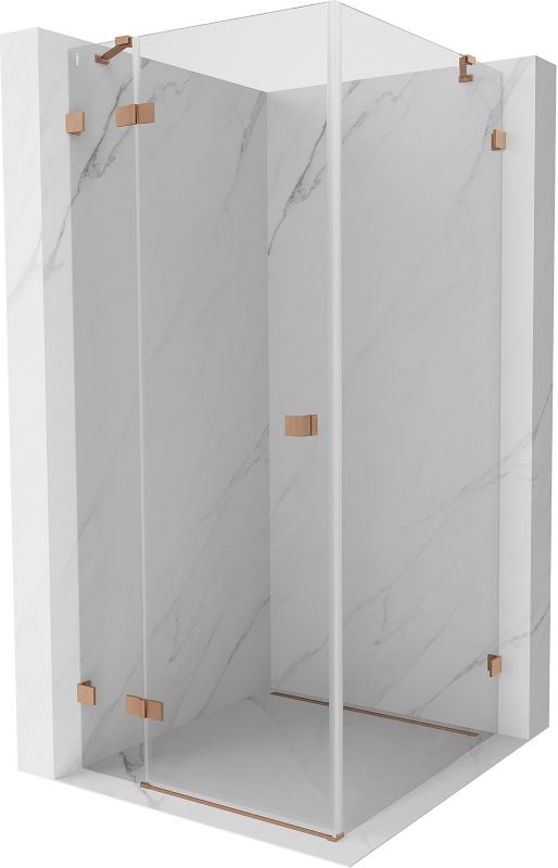 Kabina prysznicowa Mexen Lunar miedź szczotkowana 70x70 cm 1 szt.
