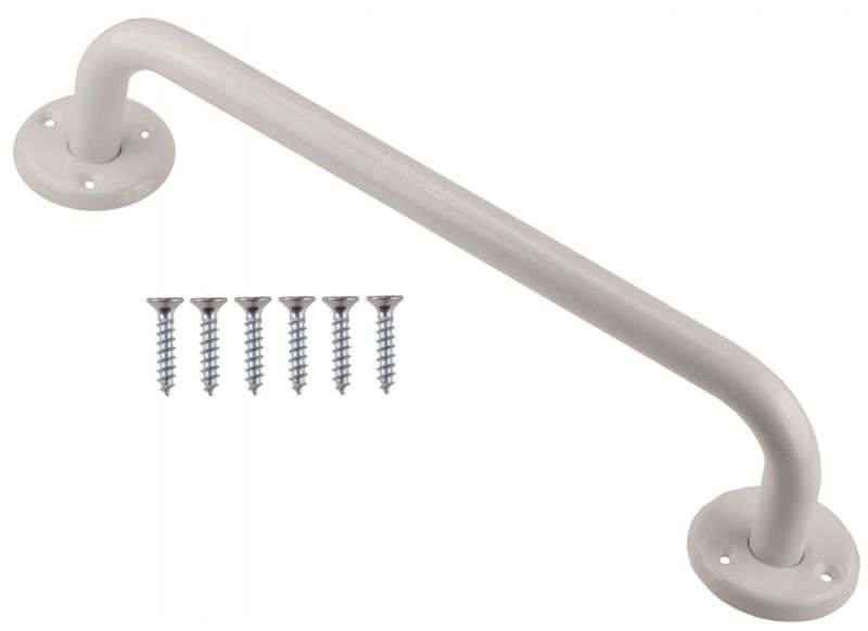 Antaba FEINZ Uchwyt Łazienkowy Poręcz 500 Pochwyt Drzwi Biały 1 szt.