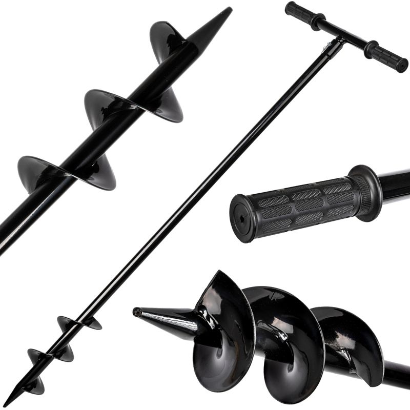 Świder ręczny wiertło do gleby ziemi gruntu słupków sadzenia drzew Falon-Tech 100 mm 1szt.