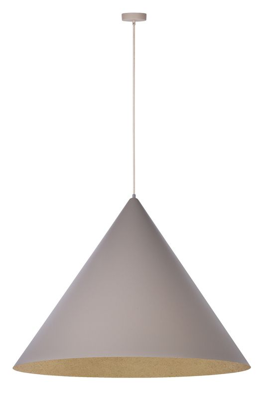 Lampa wisząca Sigma Lighting Vesuvio 9372 taupo-złota nowoczesna 1xE27 x 1 szt.
