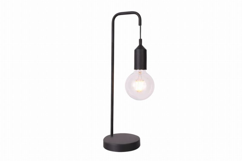 Lampa stołowa Candellux Laren czarna 1 x E27 x 40W IP20 wym: 46 x 13 x 15 cm metal - 1 szt.