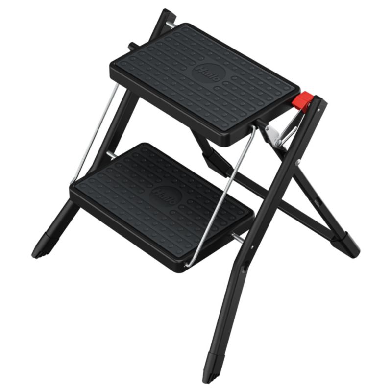 Schodki składane stalowe HAILO MK61 StandardLine 2 stopniowe czarne 1szt.