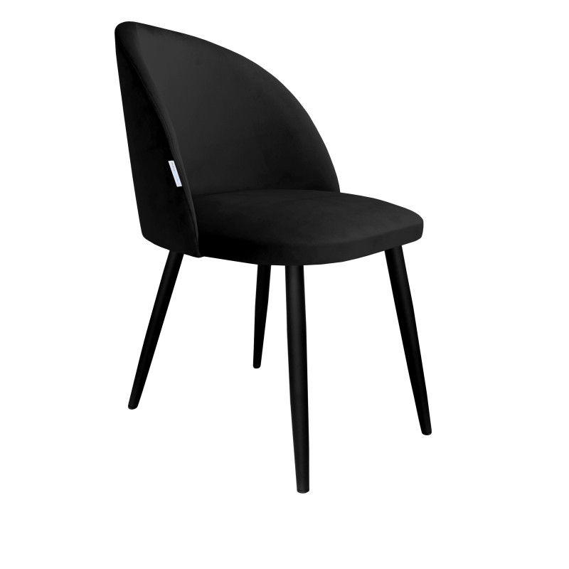 Krzesło CLAUDINE 1 VELVET czarne ATOS 1 szt.