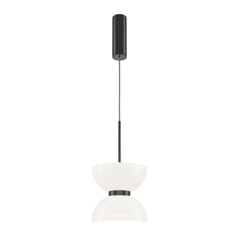 Lampa wisząca Maytoni Kyoto 9409 czarno-biała nowoczesna wbudowany LED 11W 1 szt.