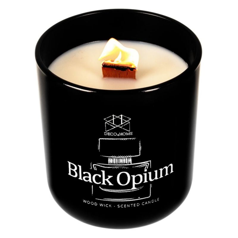 Świeczka zapachowa Deco4Home Black Opium świeca w szkle 45h 1 szt.