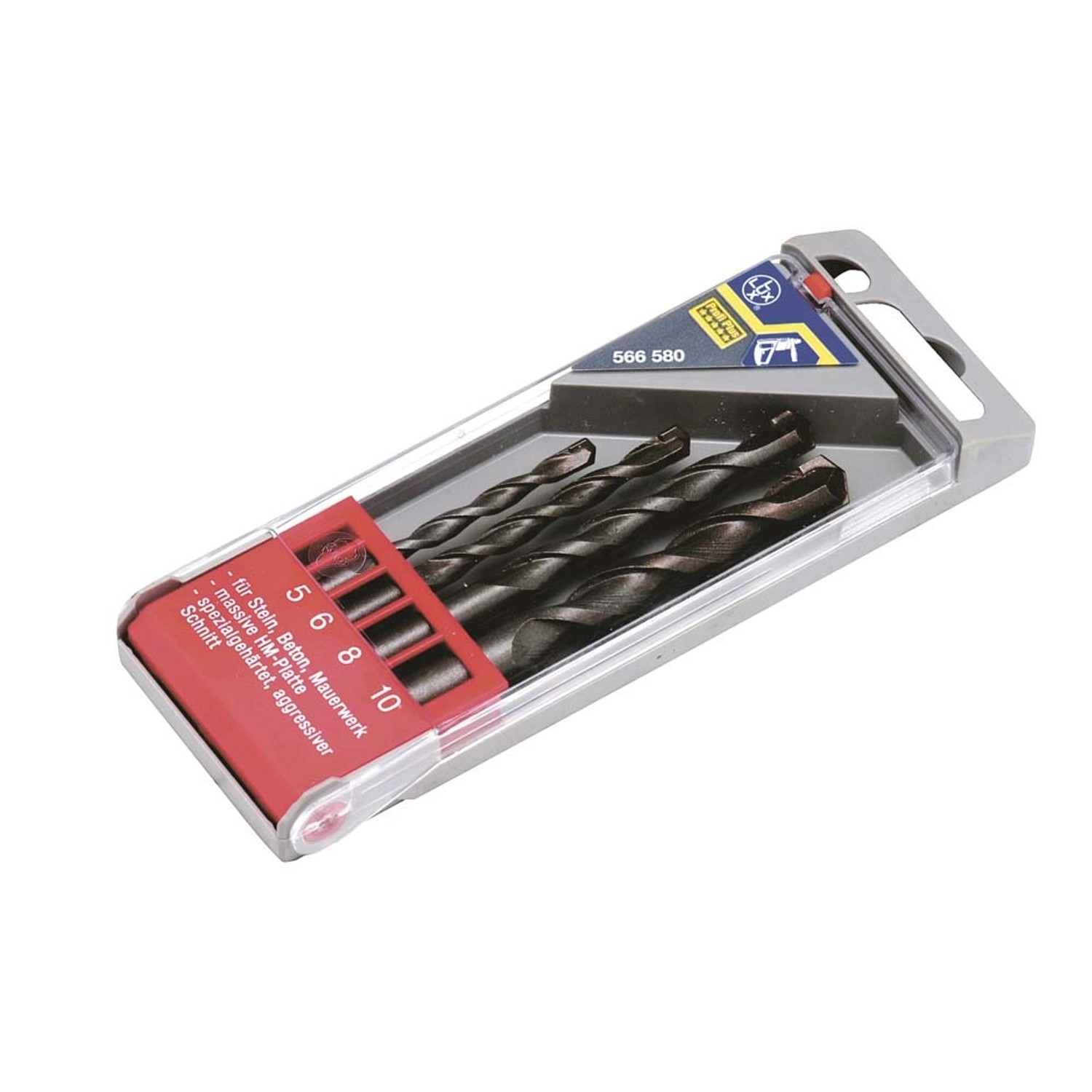 LUX Zestaw wierteł do betonu 4-częściowy