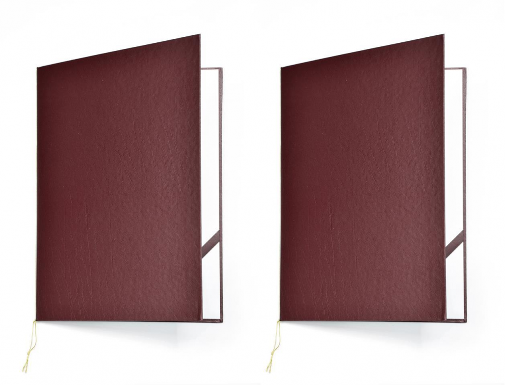 2x Okładka do dyplomów Galeria Papieru, A4, bordowy