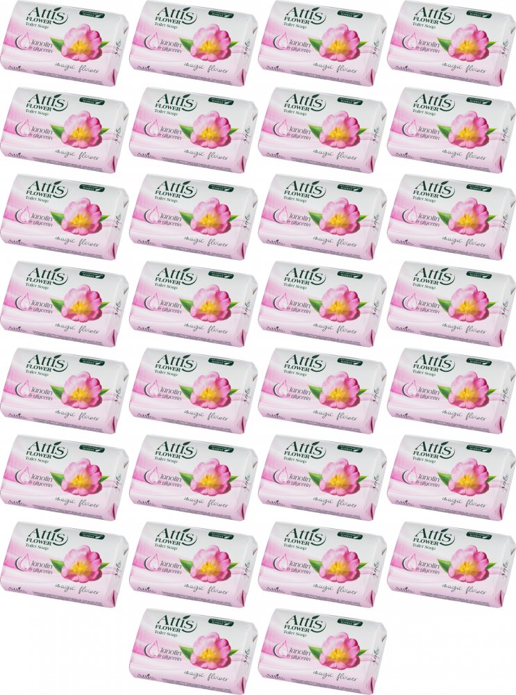 60x Mydło w kostce Gold Drop Attis, Flower, kwiatowy, 100g