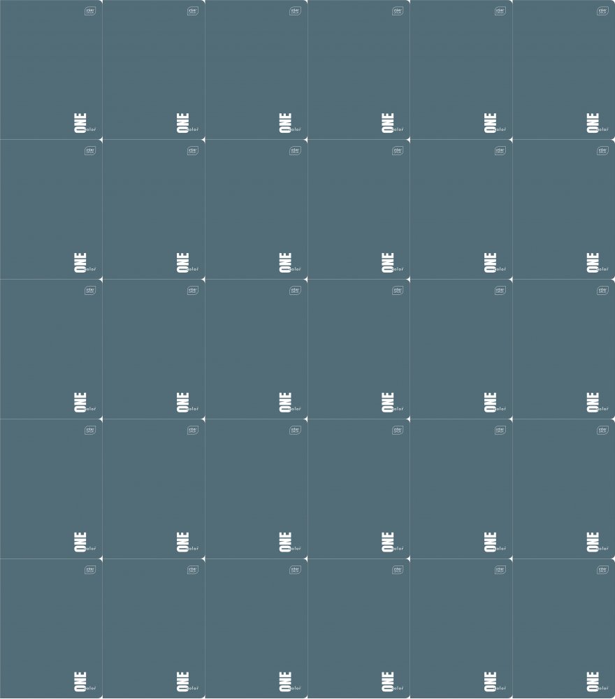 30x Zeszyt w kratkę Interdruk UV One Color, A5, 80 kartek, mix kolorów