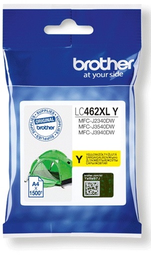 Tusz Brother (LC462XLY), 1500 stron, yellow (żółty)