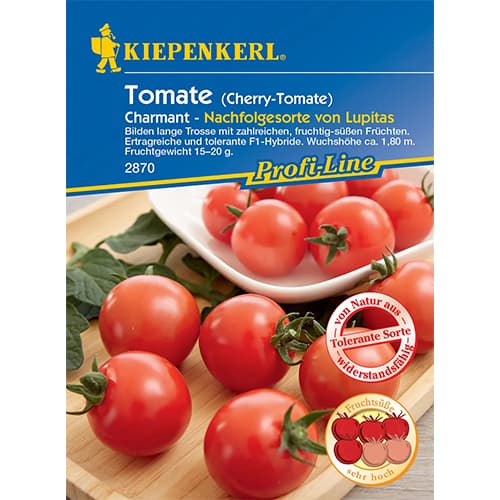 1 szt, Cherry-Tomate Charmant F1 - Samen: Ilość w opakowaniu: 1 Stück