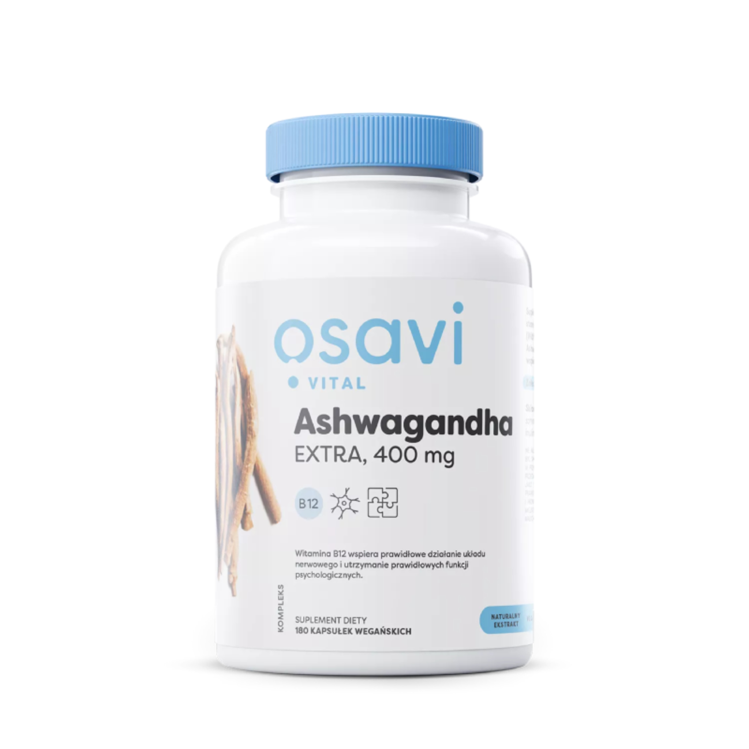 Osavi ashwagandha extra 400 mg, 180 kapsułek