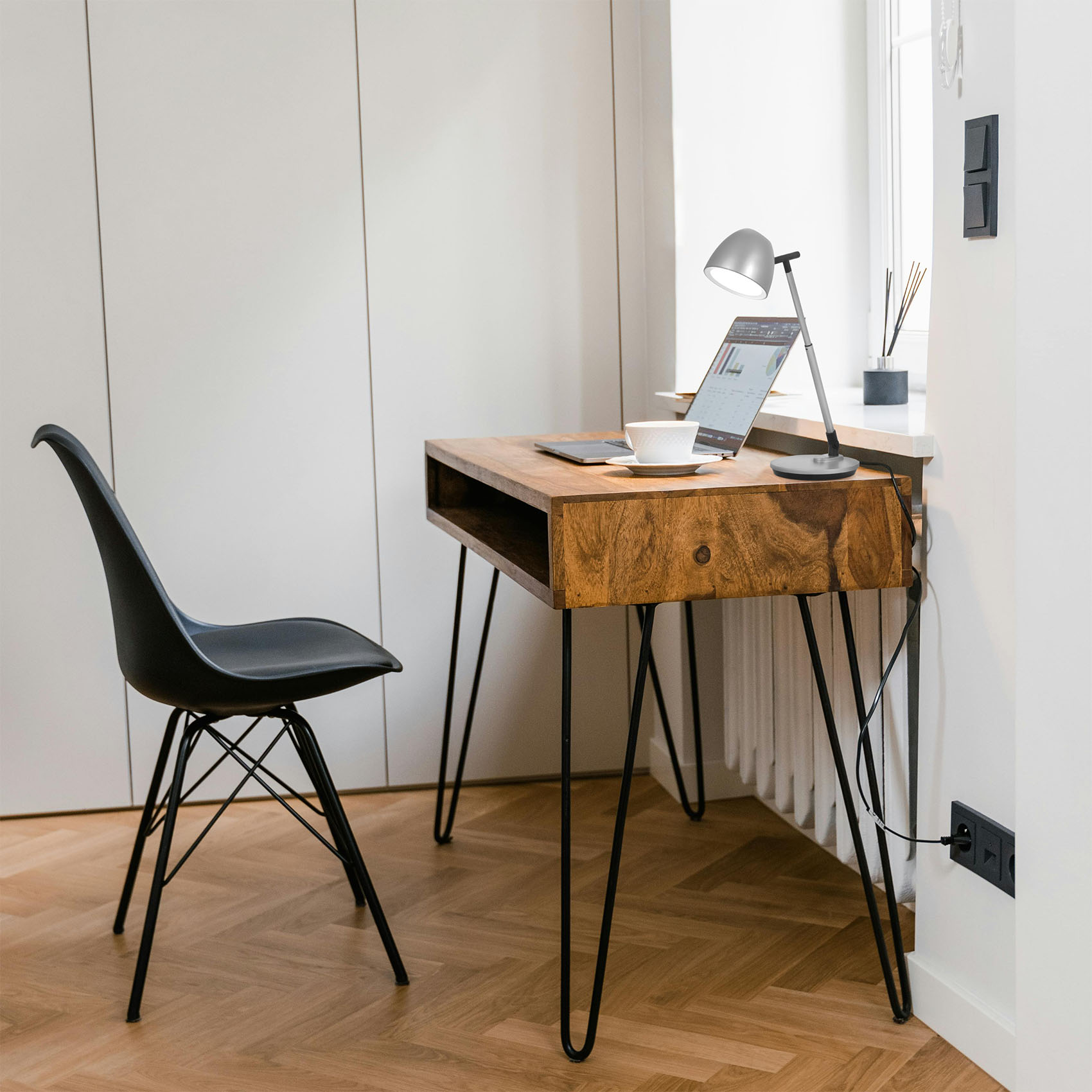 Kaja Lolek lampa biurkowa 1x7 W grafitowa K-BL1528GRAFIT