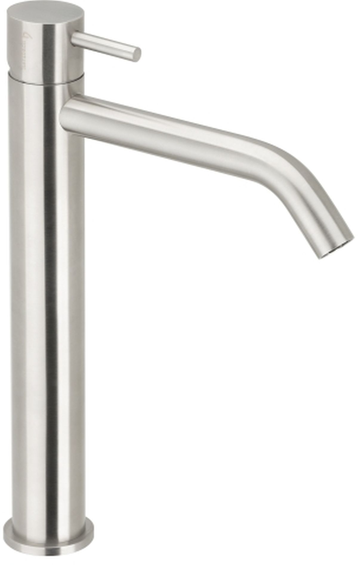 Herzbach Deep iX bateria umywalkowa stojąca wysoka stal szczotkowana 28.203420.3.09