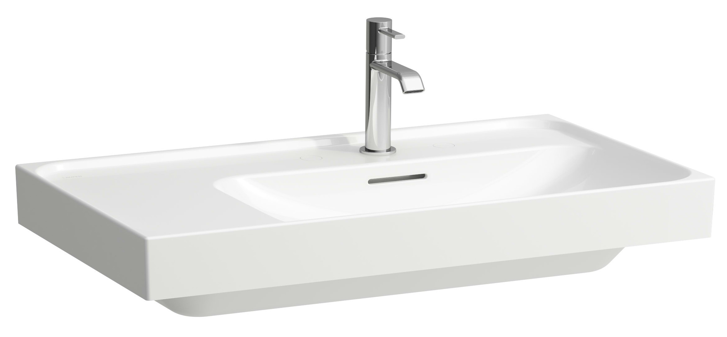 Laufen Meda umywalka 80x46 cm prostokątna ścienna-meblowa biała H8171154001041
