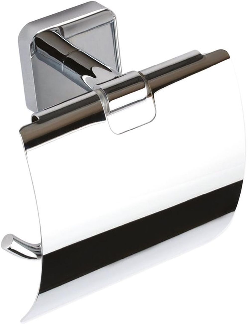 Sapho Insia uchwyt na papier toaletowy z pokrywą chrom IS007