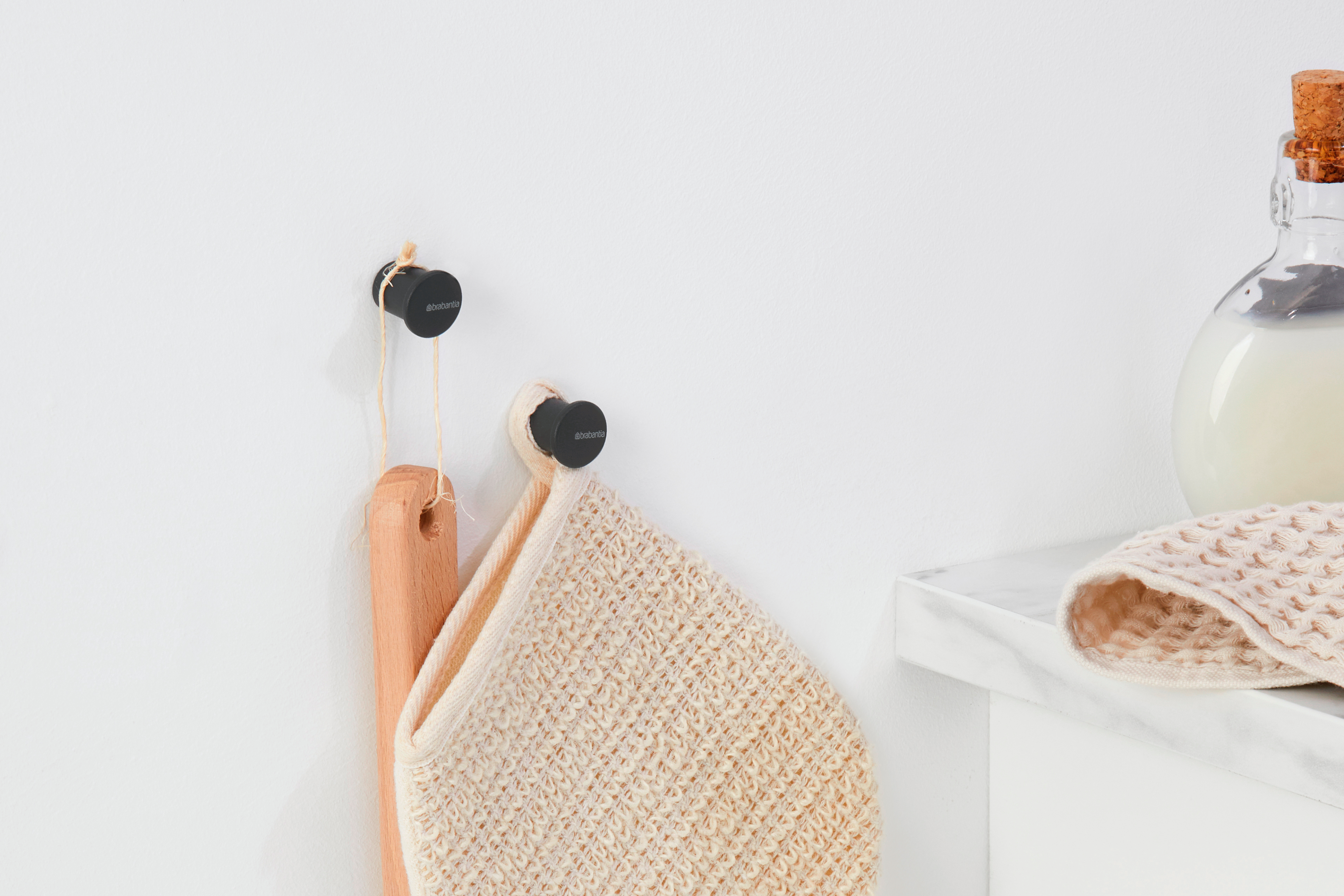 Brabantia MindSet wieszaki na ręcznik 2 szt grafit 303401 - Wysyłka w 24h