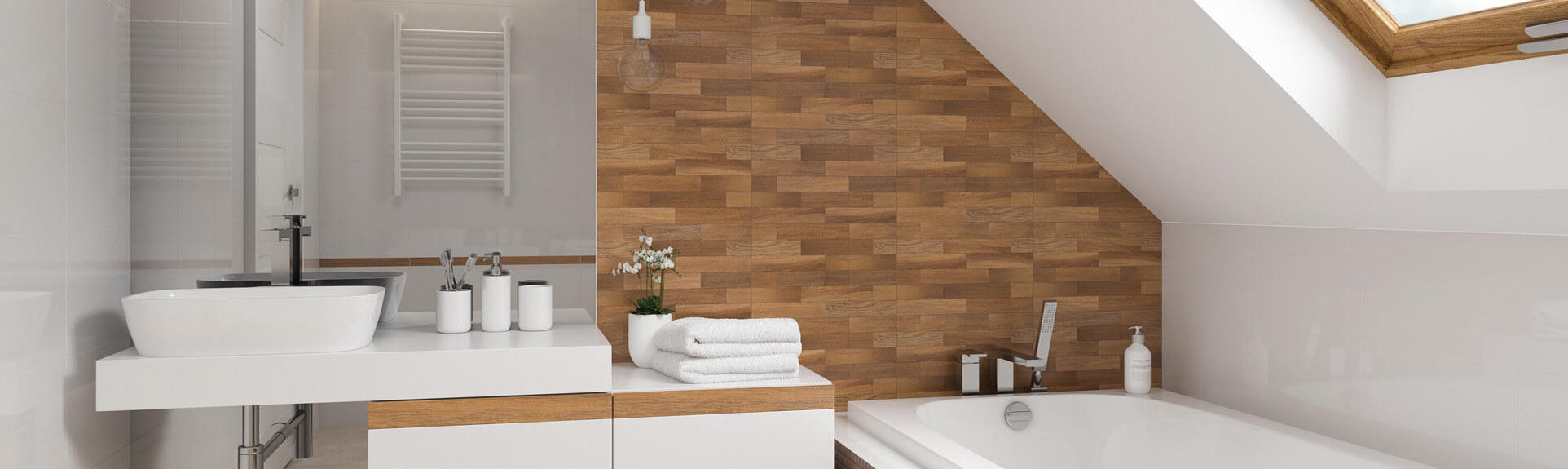 Paradyż Loft listwa ścienna 4,8x40 cm brązowa