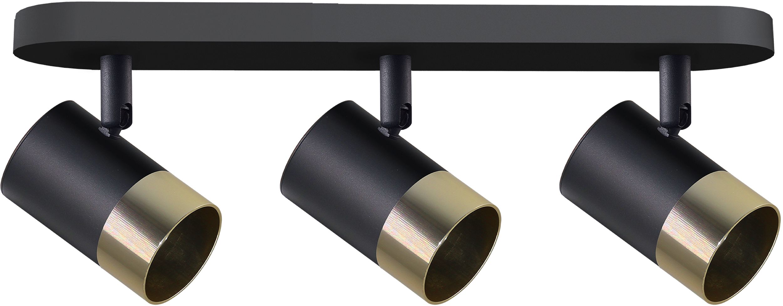 Candellux Tobi lampa podsufitowa 3x15 W czarna 93-27436