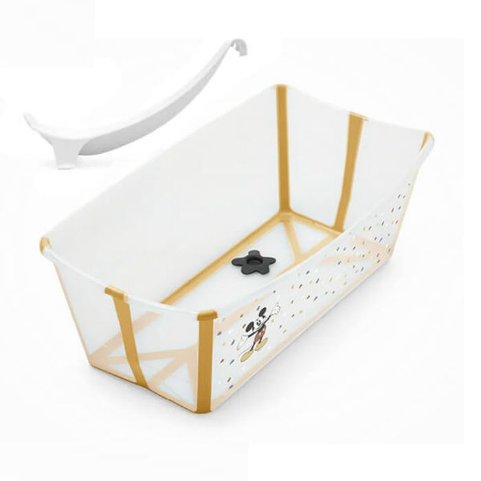 Stokke Flexi Bath - składana wanienka kąpielowa z wkładką -Mickey Celebration