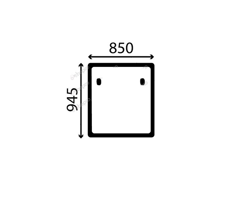 Szyba przednia John Deere ładowacz teleskopowy Z76045