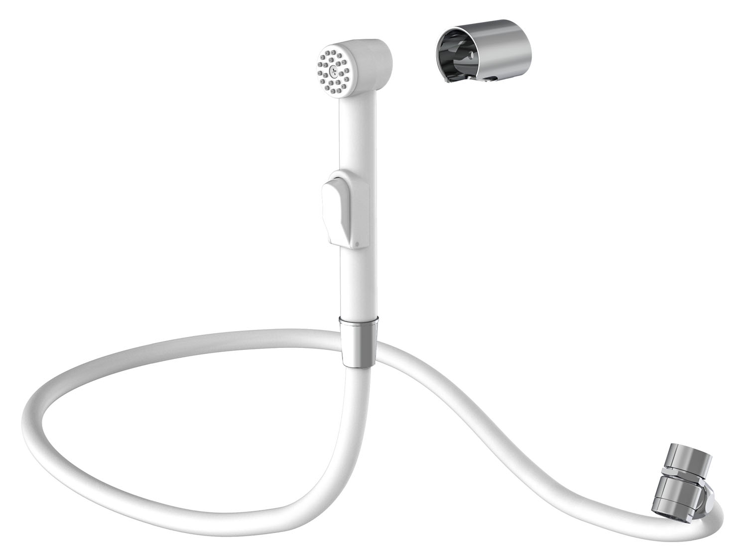 Eisl Słuchawka prysznicowa do umywalki, z wężem Biały