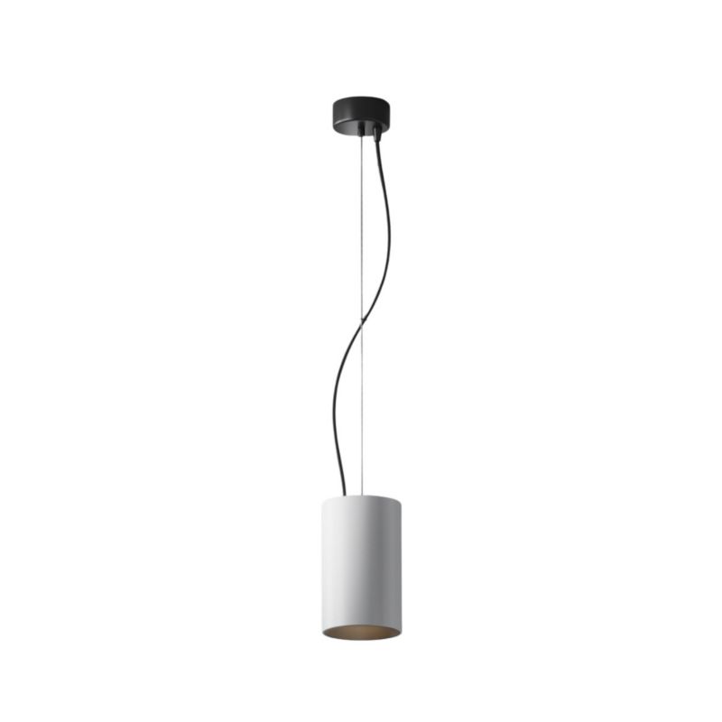 Lampa wisząca Maytoni Efir 0770 biało-czarna tuba wbudowany LED 25W 1 szt.