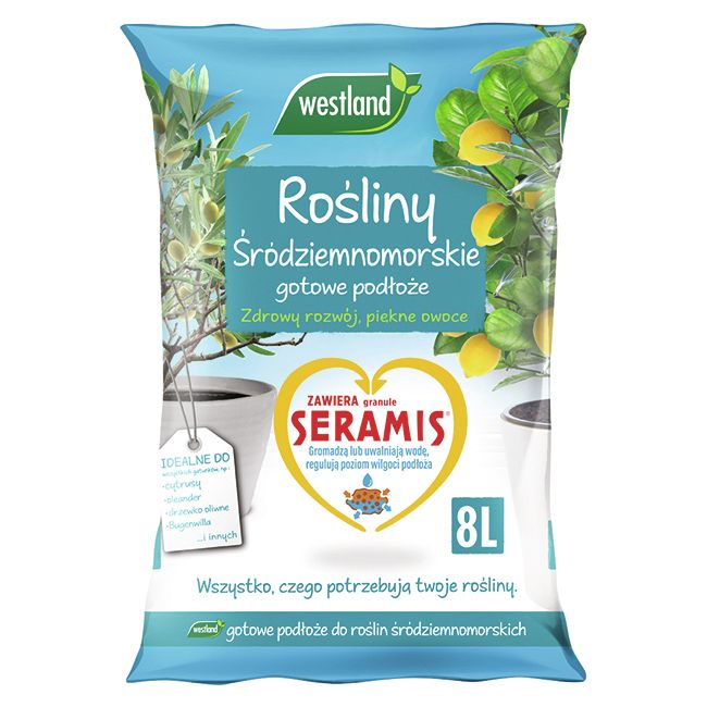 Podłoże do roślin śródziemnomorskich Westland 8 l