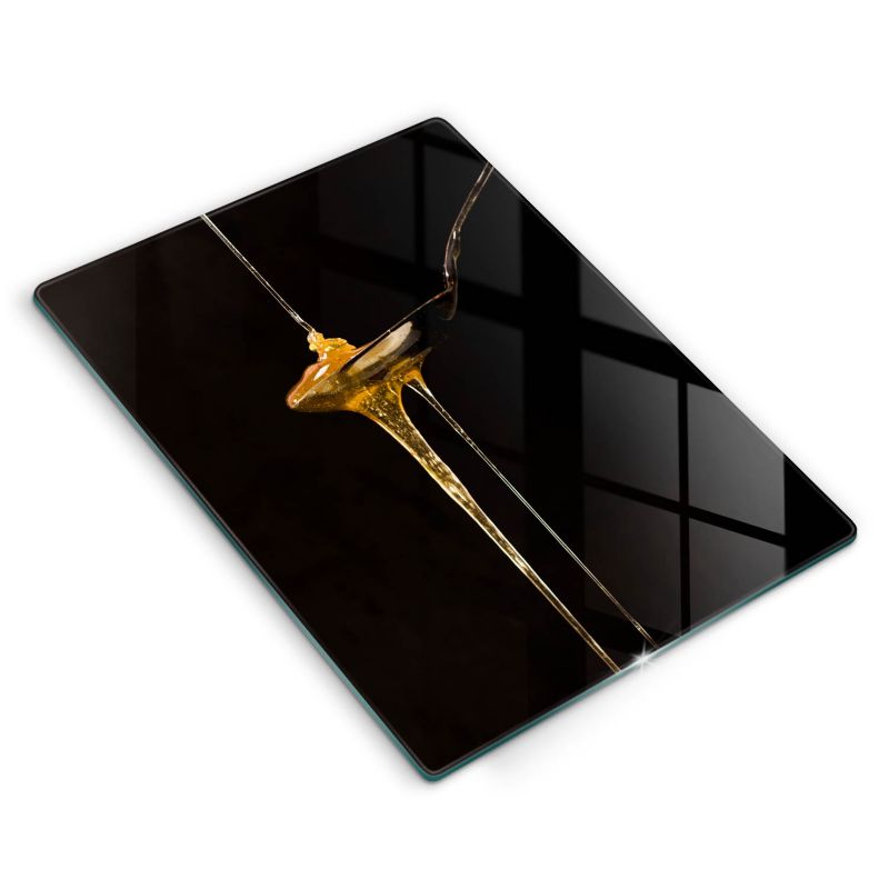 Szklana deska do krojenia Wallfluent 40x52 cm Łyżeczka miodu 1 szt.