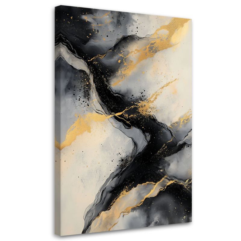 Obraz na płótnie Feeby Marmur Glamour Abstrakcja 60x90cm 1szt