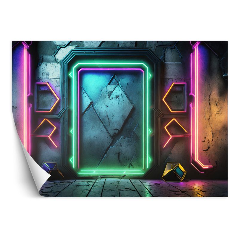 Fototapeta Feeby Portal Neon Abstrakcja Futurystyczna 100x70 1 szt