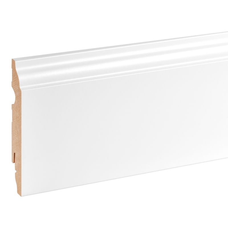 Listwa MDF GoodHome 90 mm biała decor 3