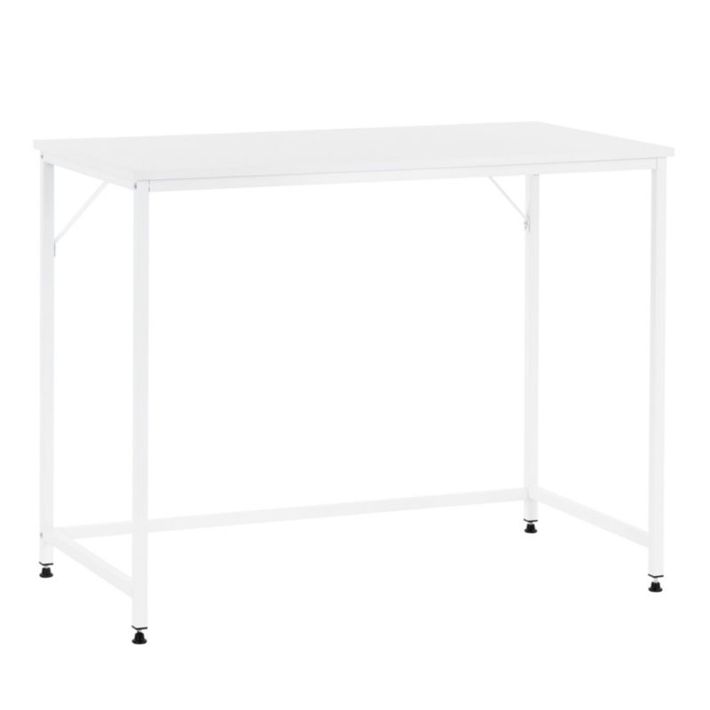 Biurko loft Springos 120x48x122 cm białe 1 szt.