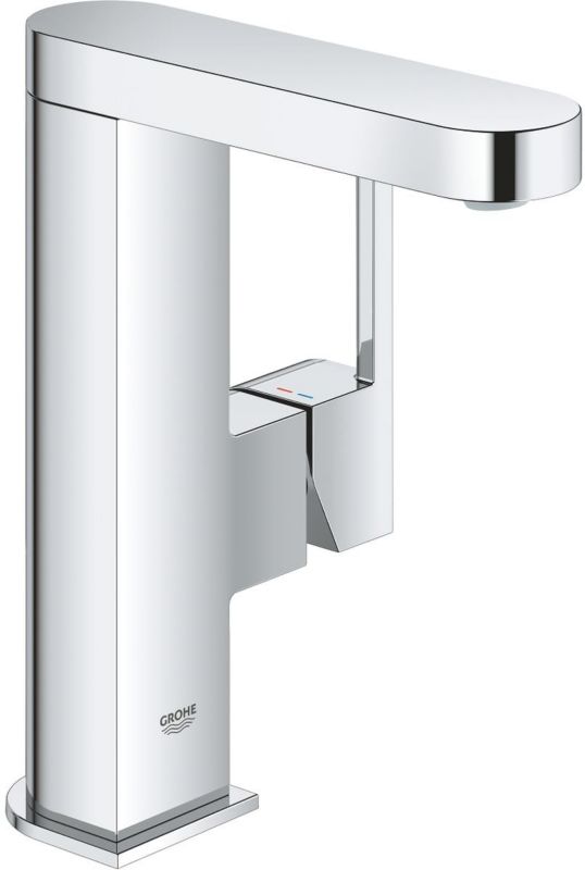 Bateria umywalkowa Grohe Plus chrom, SilkMove, EcoJoy, AquaGuide, 1 szt.