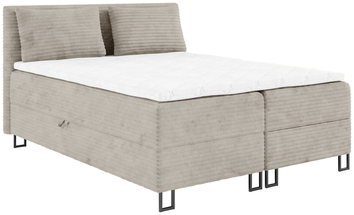 Małżeńskie łóżko tapicerowane do sypialni 180x200 cm TESSA