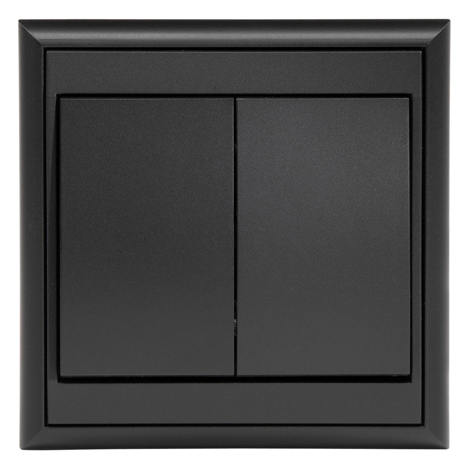 Łącznik Luna podwójny schodowy czarny mat