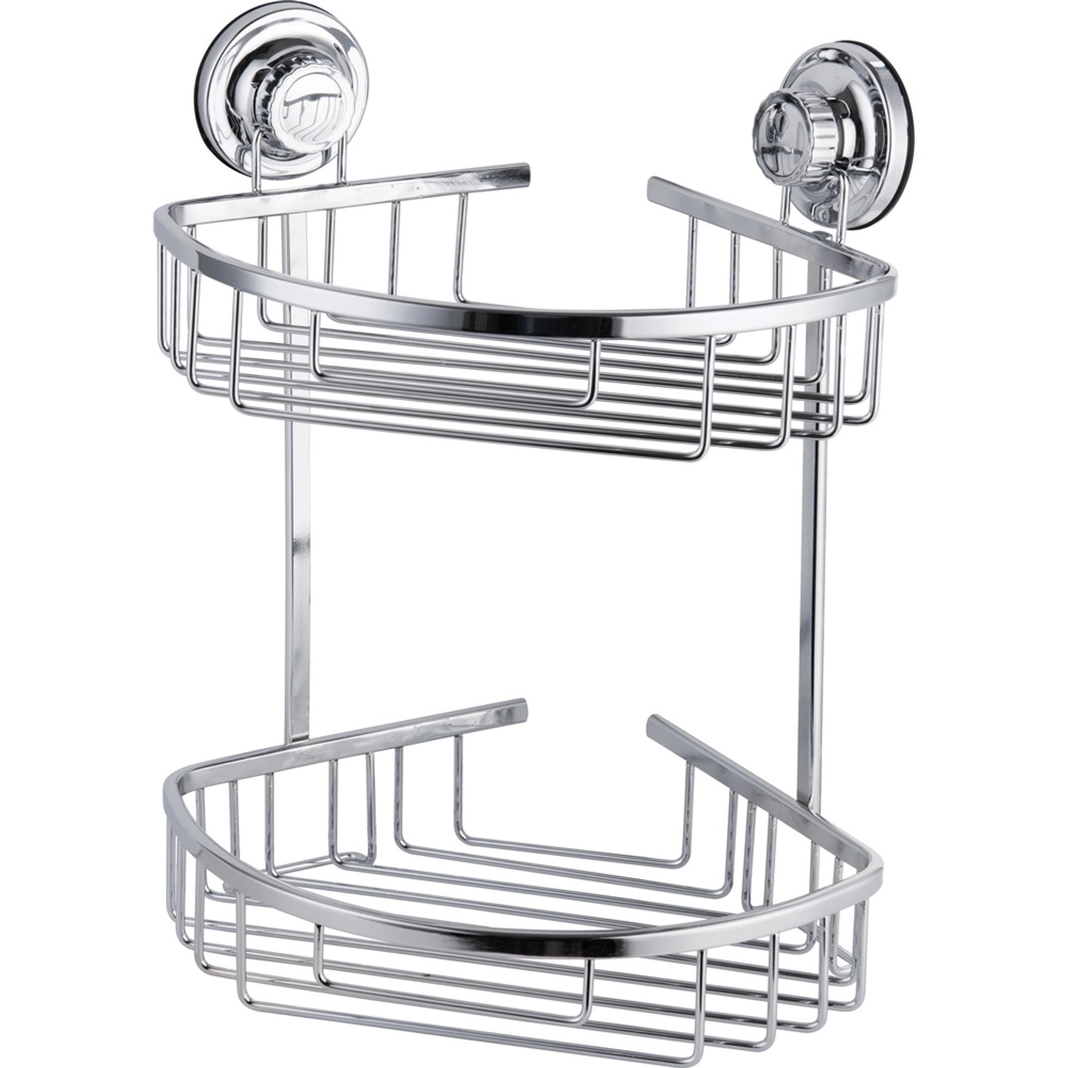 BALIV Koszyk łazienkowy DKE2-4521 chrom 2 półki